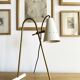 Large Italian table lamp in brass design from the 50s