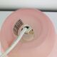 Mushroom lamp in pink Murano glass, vintage