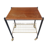 Service in wood and metal, vintage