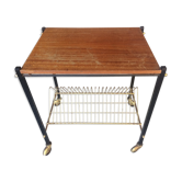 Service in wood and metal, vintage