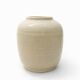 Vase Art Déco en céramique beige attribué à Pieter Groeneveldt 1930
