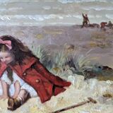 Tableau Élégantes à la plage