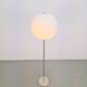 Vintage Opaline Glass Globe Floor Lamp from Hufnagel Leuchten, Germany, 1970s
