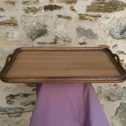 Large Art Deco wooden trays 1940 France