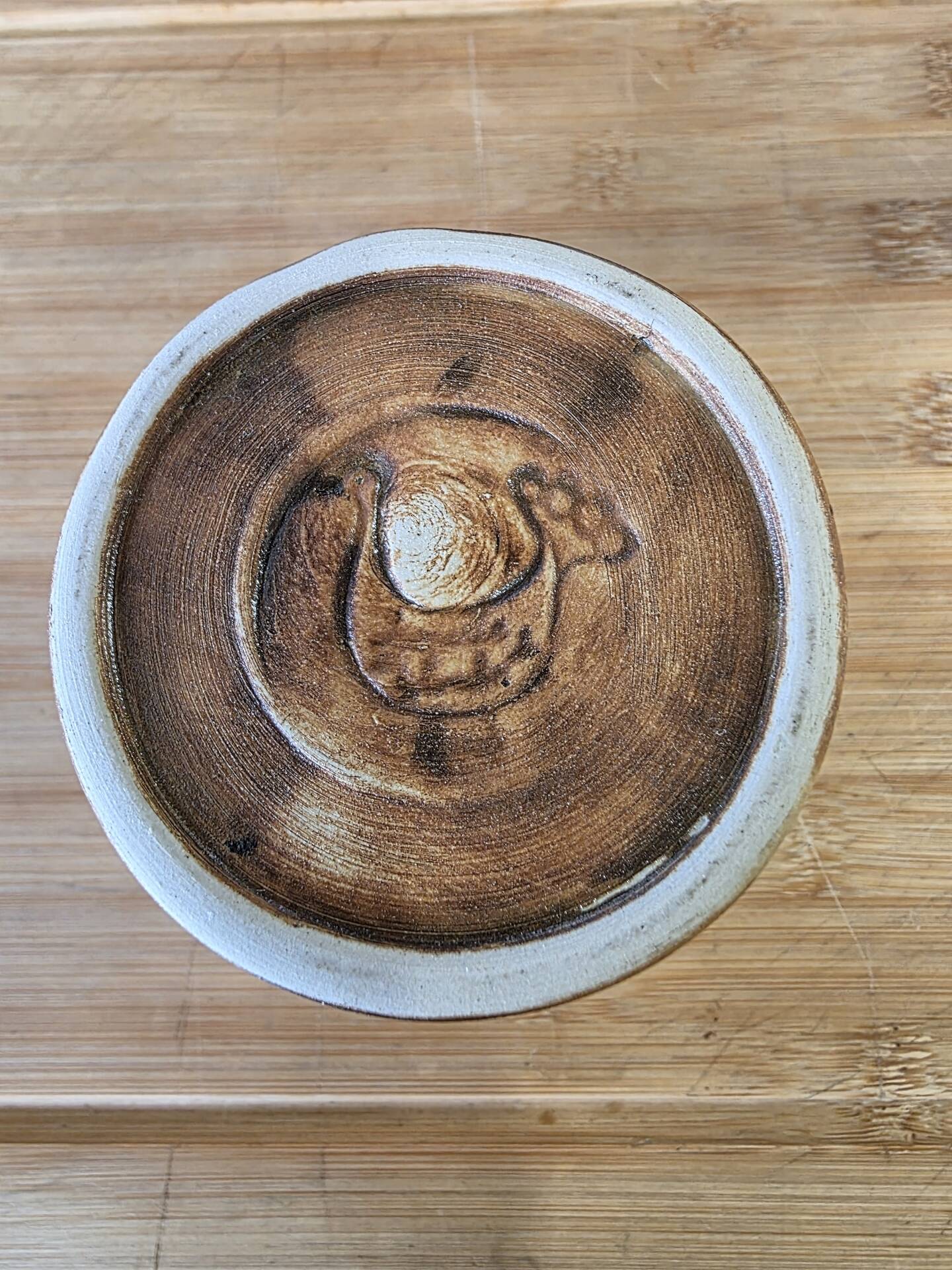 Handcrafted ceramic pot – Poterie de la Colombe (Madeleine Brault)