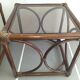 Rattan bedside tables