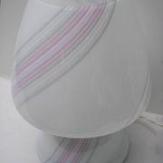 Lampe de table moderne en verre de Murano, "Incamiciato", 1980