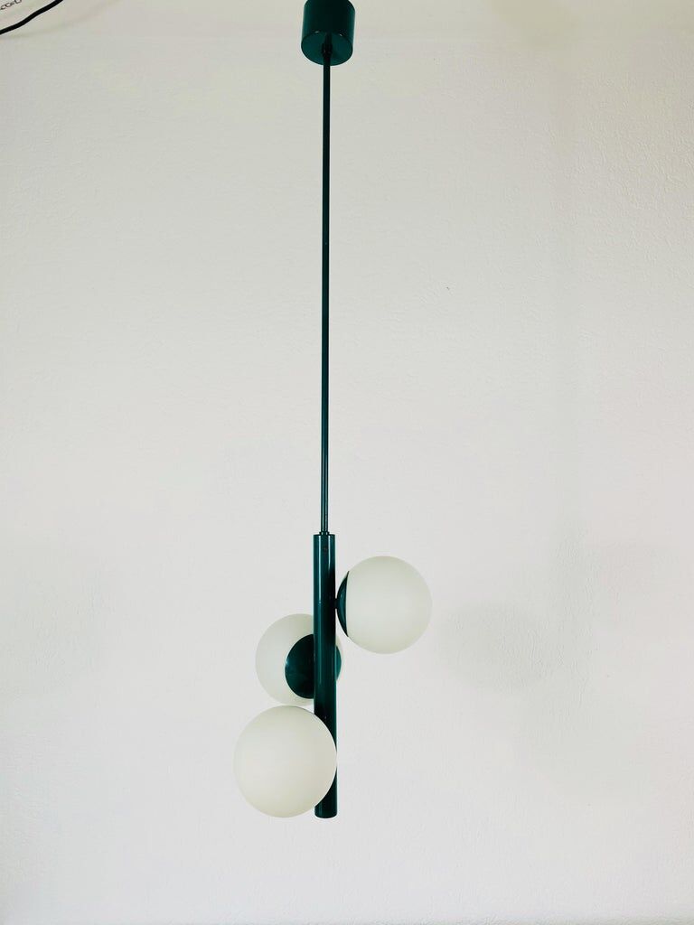 Kaiser space age pendant lamp, 1960s, Germany