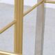 Vintage brass and glass dining table, 1970s