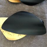 Lot of 4 Galets sconces signed Art and Floritude