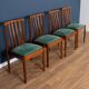 Retro Teak 1960s Meredew Dining Table & 4 Chairs Mid Century