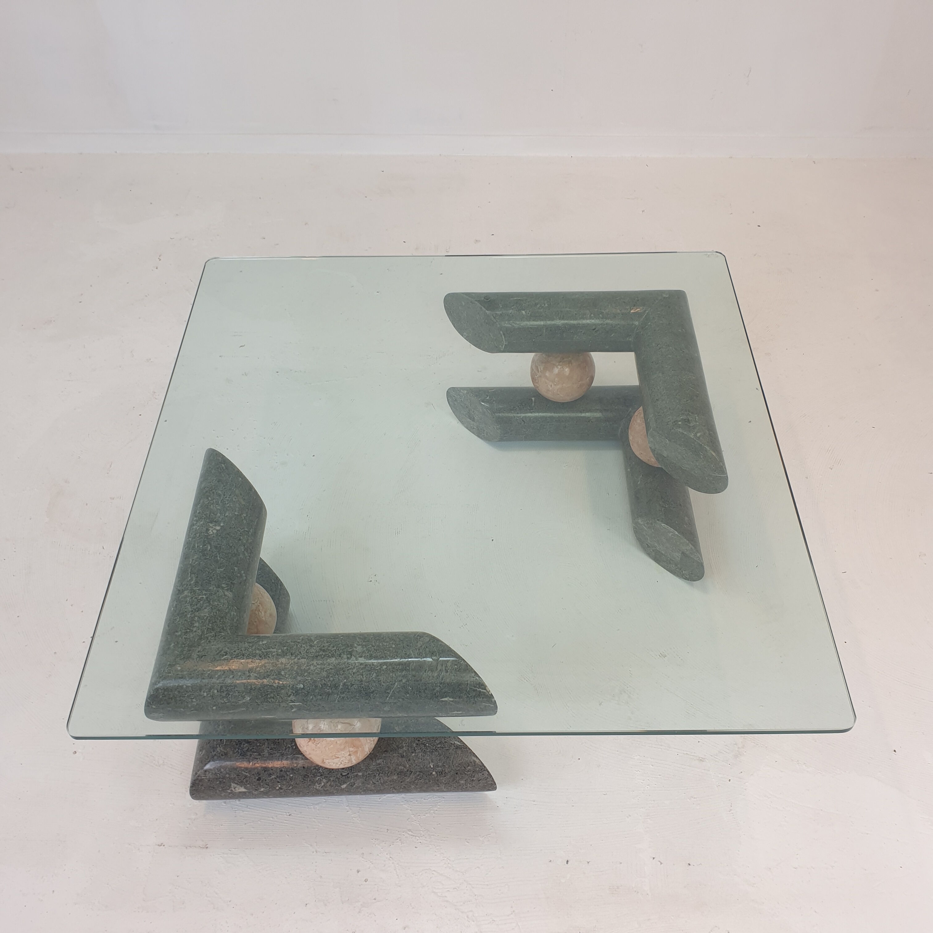 Fossil Stone Coffee Table, 1980s