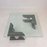 Fossil Stone Coffee Table, 1980s