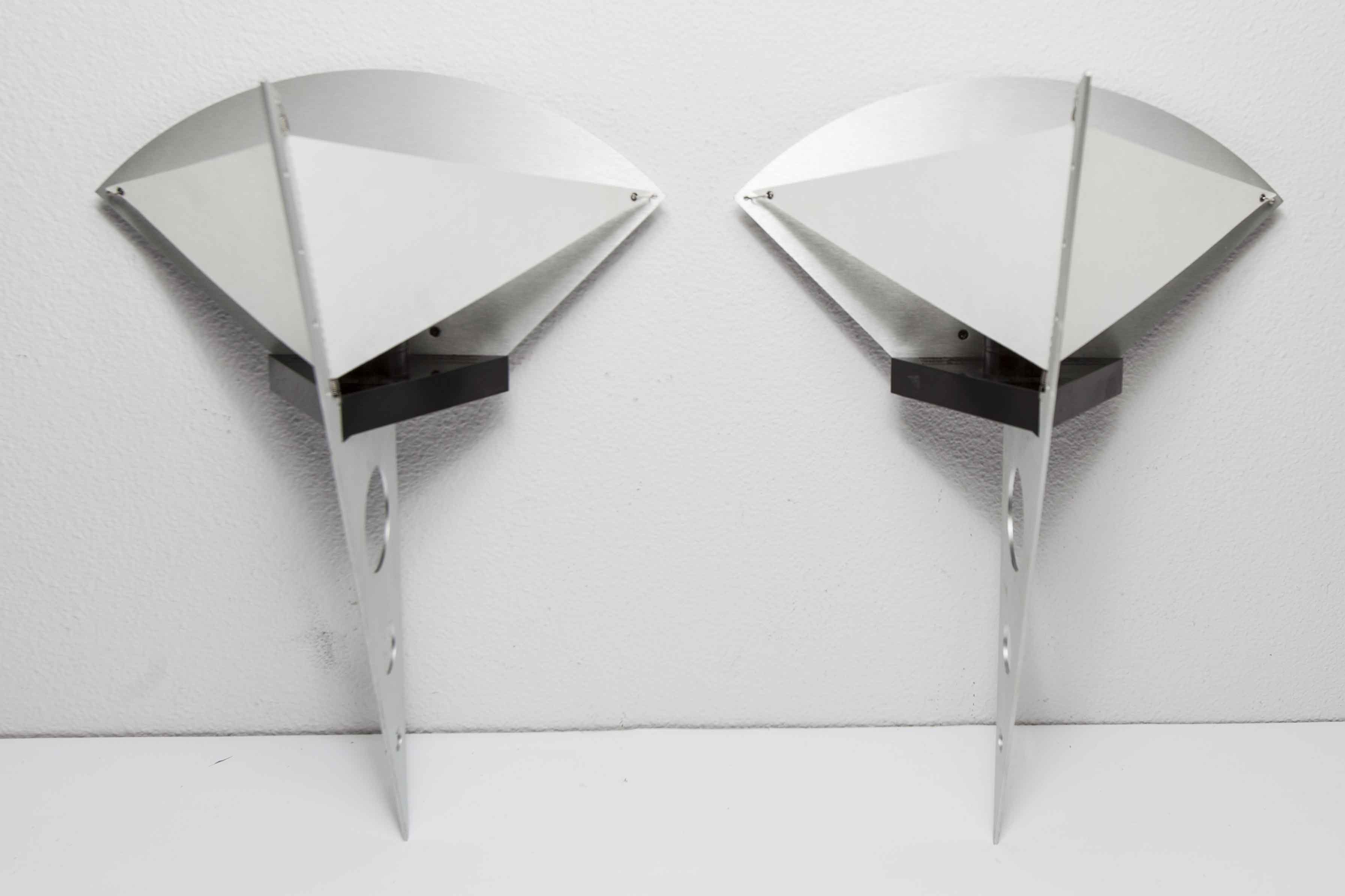 Pair of artemide filicudara wall lamps by Steeve Lombardi