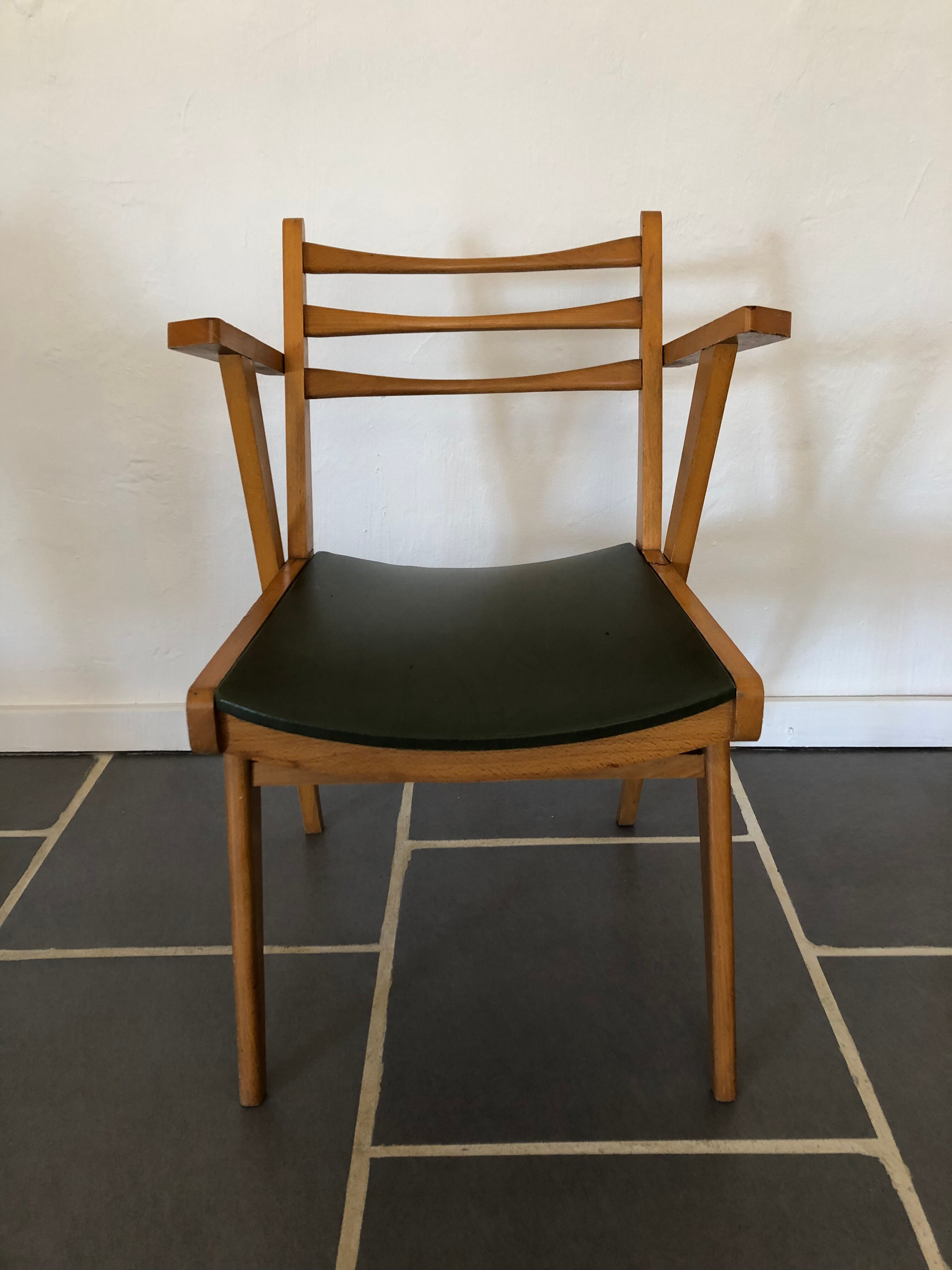 Vintage 50s bridge armchair