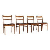 Chaises de salle à manger vintage | chaises | années 60 | suède