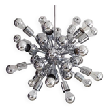 1970s Astonishing Chandelier Sputnik by Goffredo Reggiani in Chrome. Made i