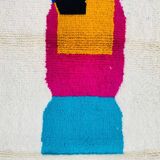 Handmade pure wool rug, size 100 x 200 cm