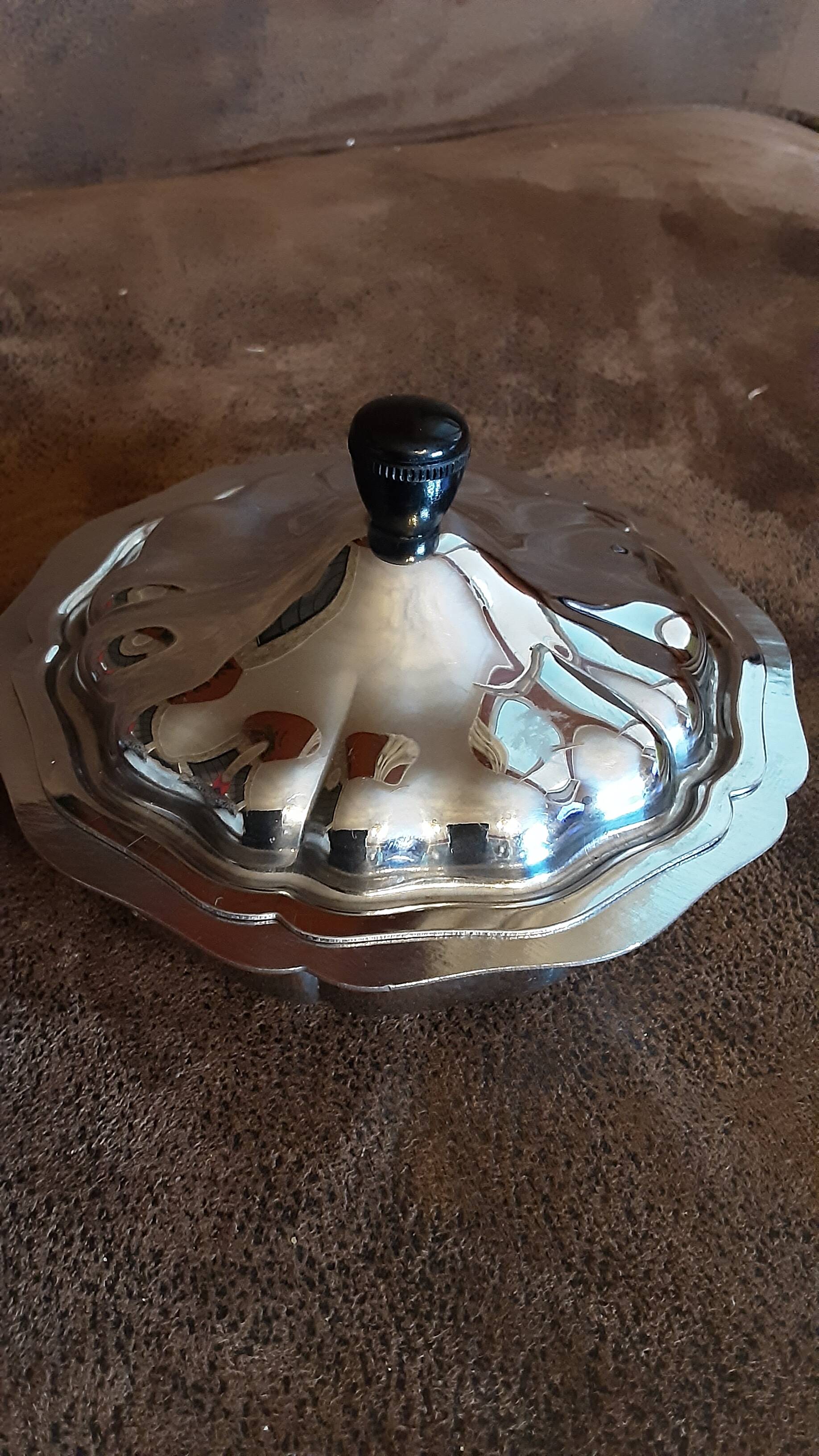 Sucrier  métal vintage