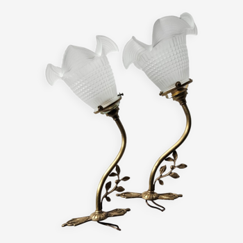 Bronze sconces