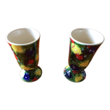 Pair of masagrans signed A Dressinval