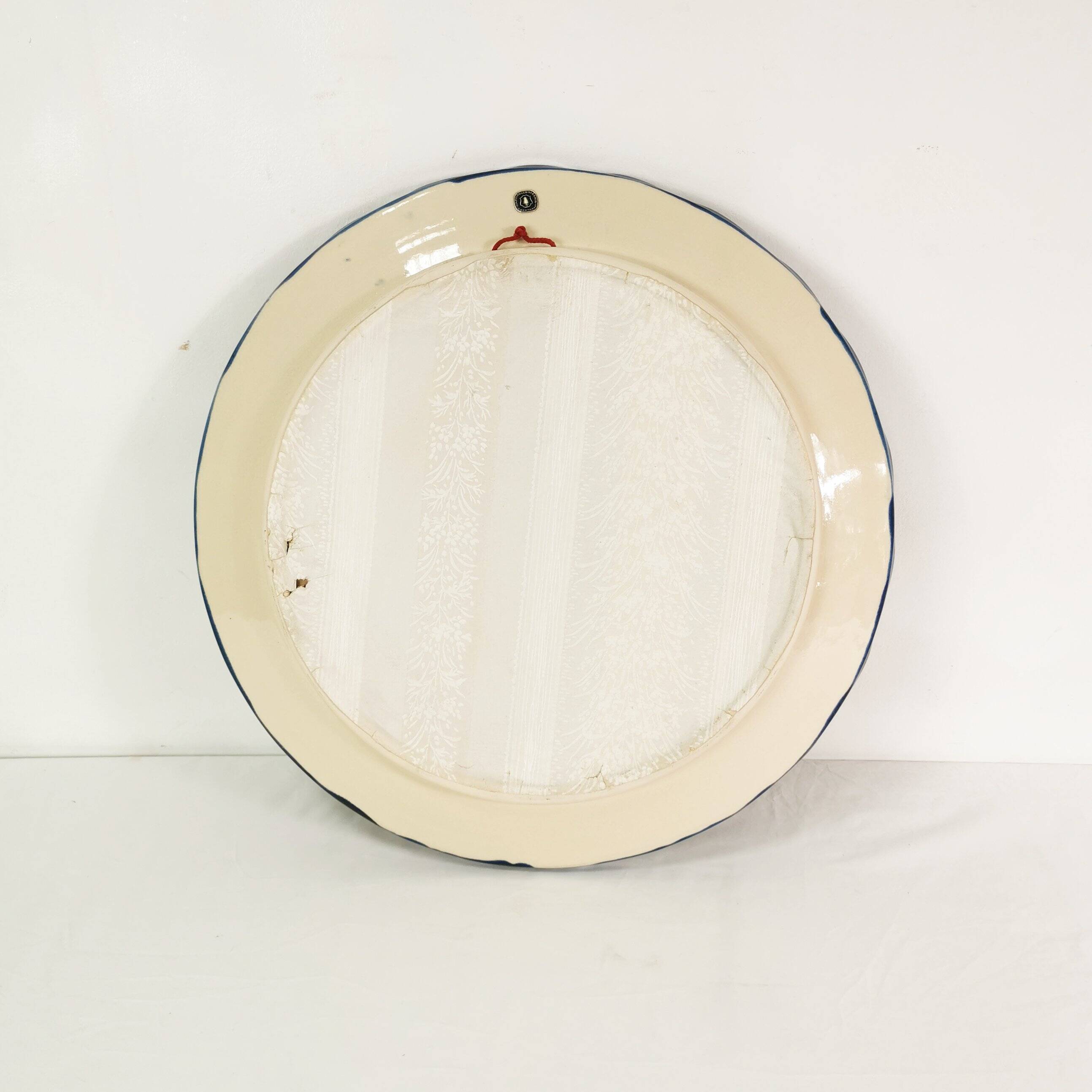 Ceramic wall mirror, Hindelanger-Keramik, Germany, 1960s.