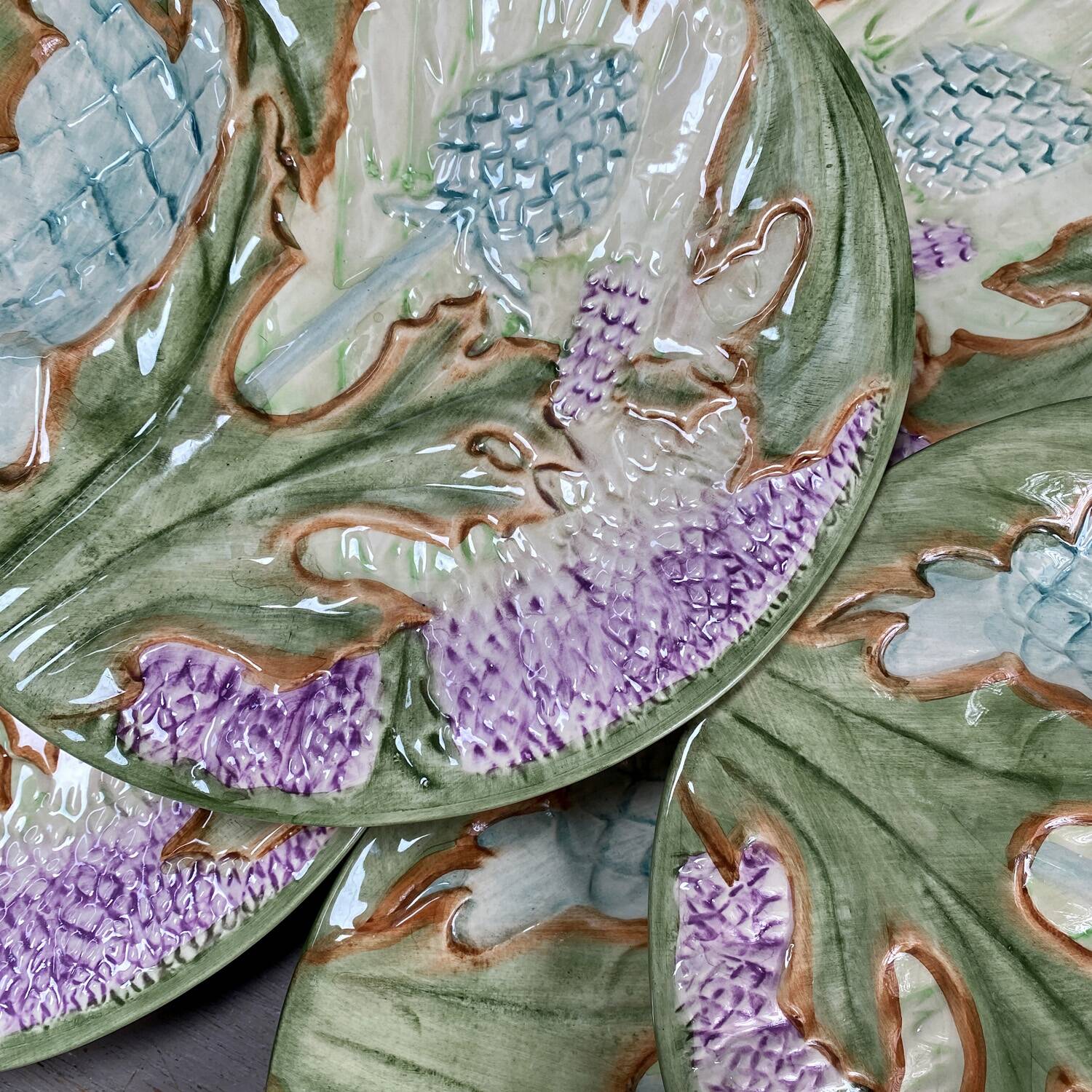 Asparagus barbotine plate