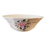 Digoin Sarreguemines pink salad bowl