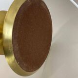 Large Hollywood Regency brass globe table lamp, Italy 1970s