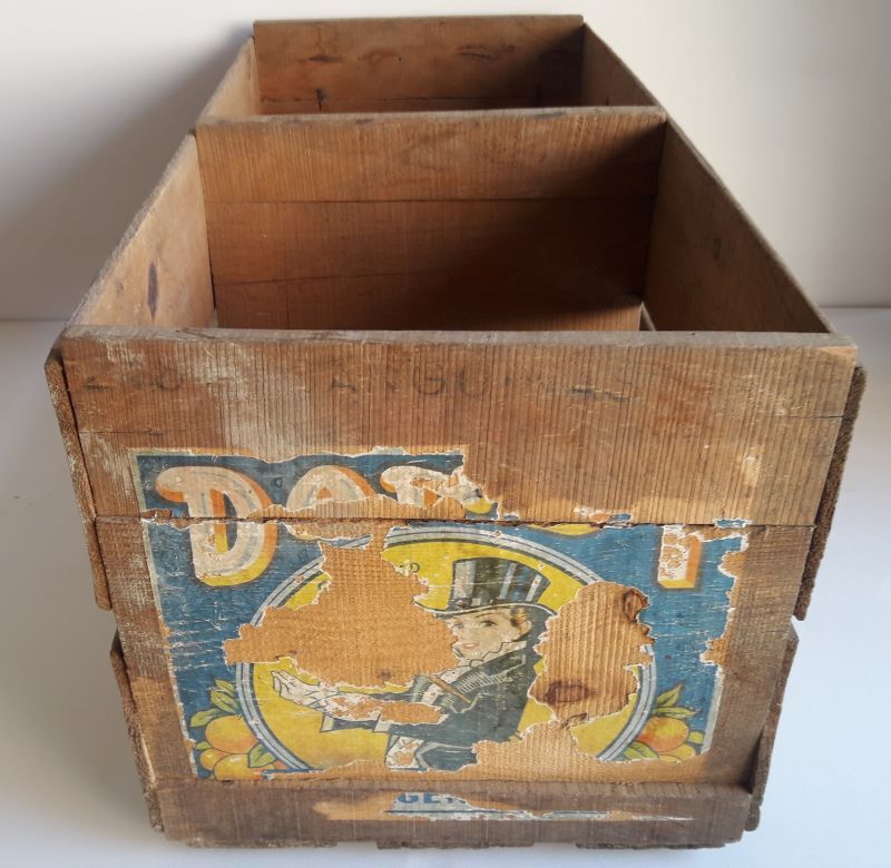 Case wood transport old fruit Magraner-Co Espana Dandy