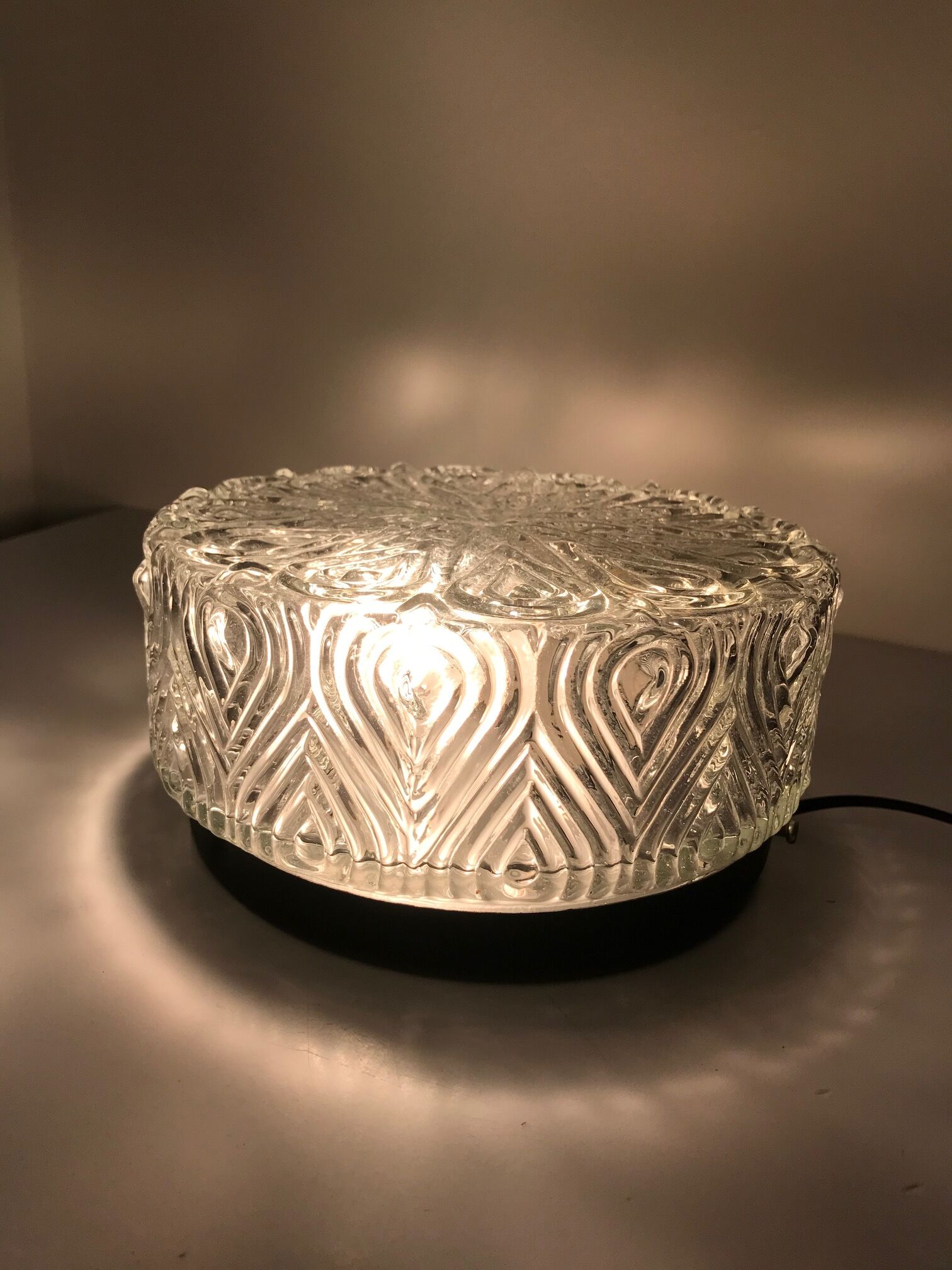 Chiselled glass ceiling