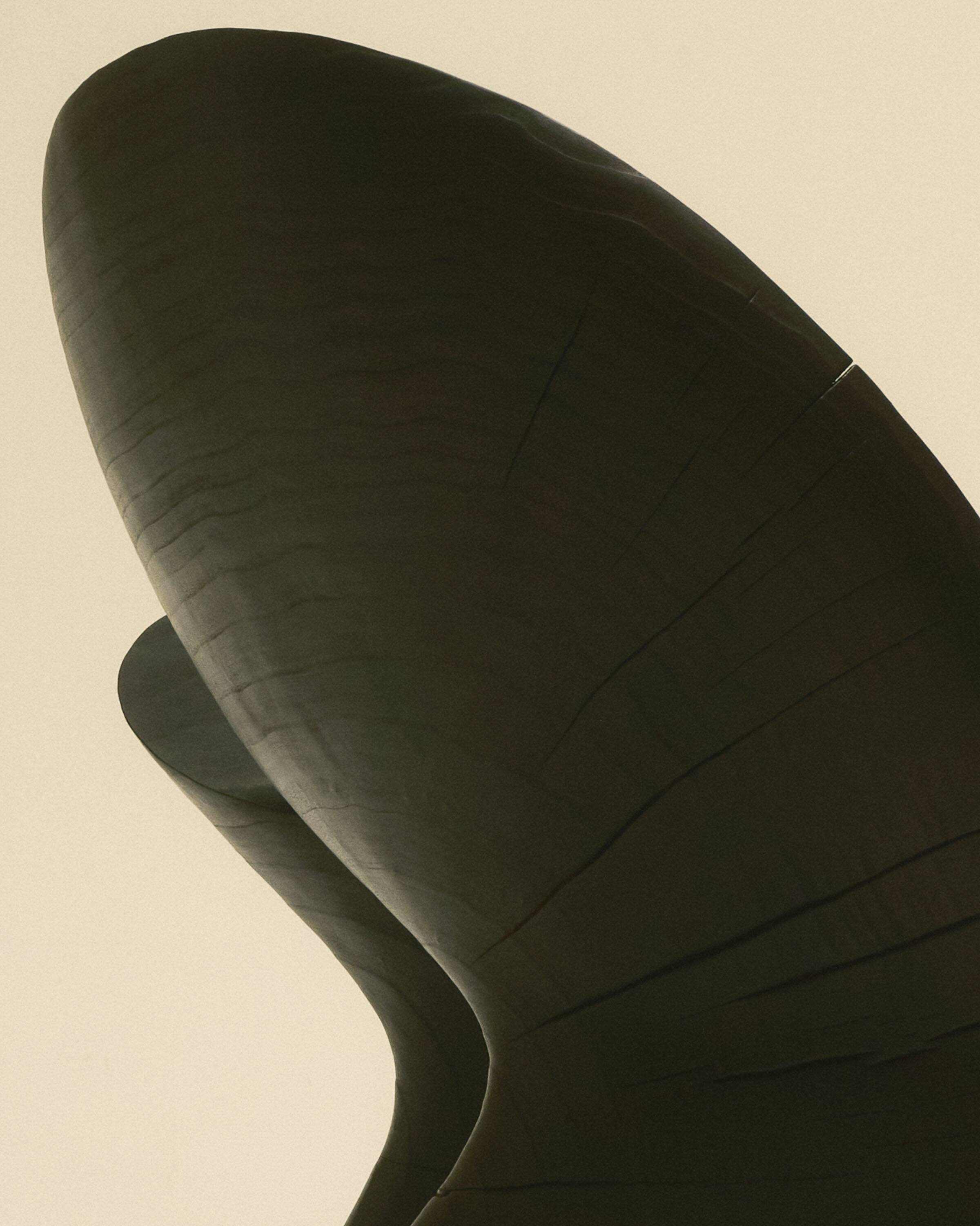 Anetos armchair in black wood