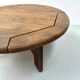 Vintage Danish Brutalist coffee table in oak, 1960s