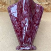 Antique Vase Corolle J. GUET Ceramic Pink Speckled Vintage