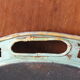 Tray with a plate gallery painted floral decoration