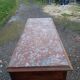 Buffet 1900 in oak and marble top