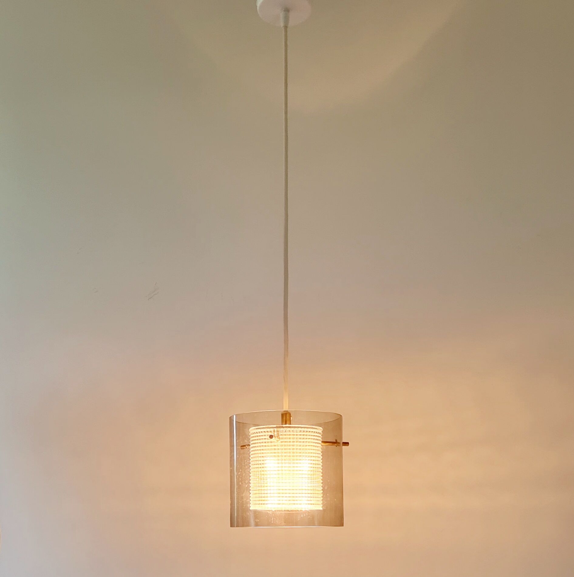 Mid-Century Scandinavian Glass Ceiling Light by Carl Fagerlund for Orrefors, 1960s