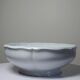 Large vintage salad bowl in white Limoges porcelain, 1960s-1980s.