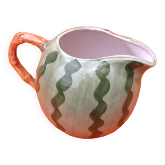 Watermelon Pitcher / Jug Glazed Ceramic