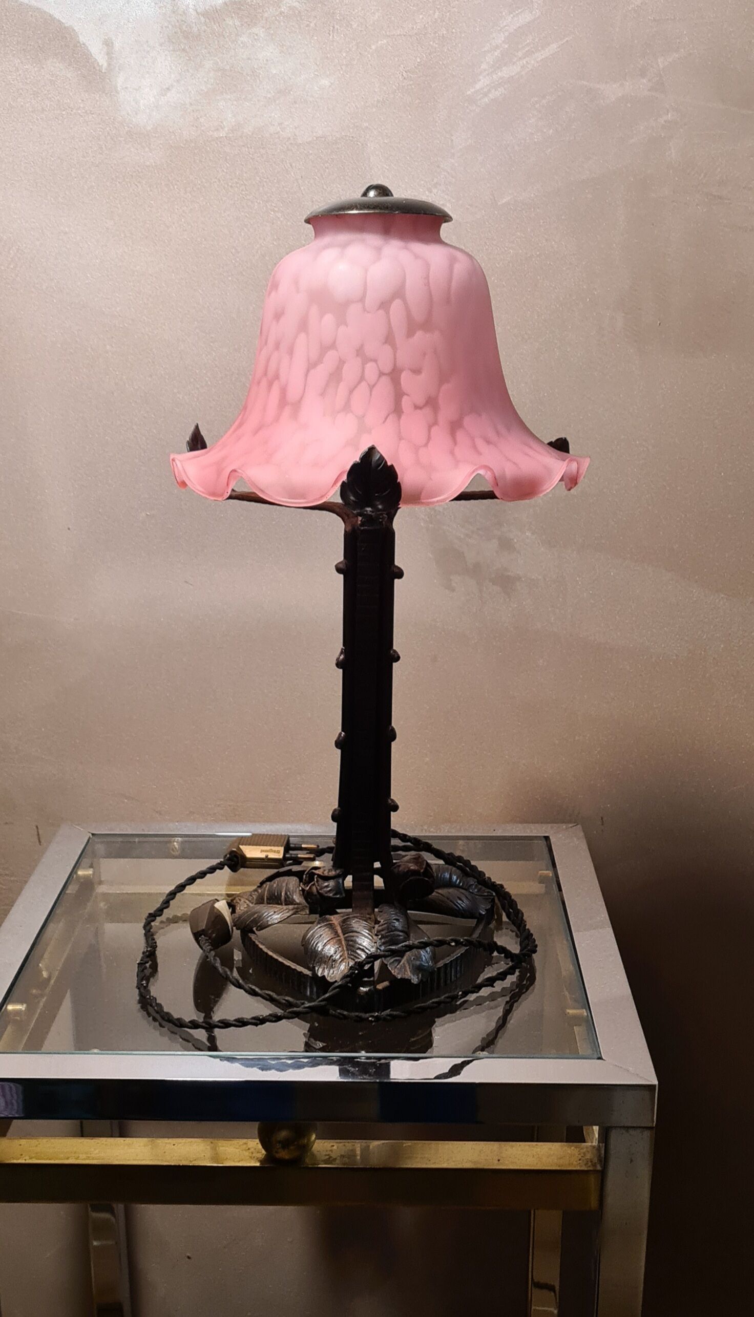 Wrought iron lamp 1920 a40