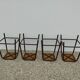 4 vintage stackable workshop stools from Mullca.