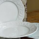 Six vintage Philippe Deshoulières Limoges California porcelain bread plates