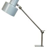 Grey Industrial Factory Office Desk Lamp from Elektrosvit, 1970s