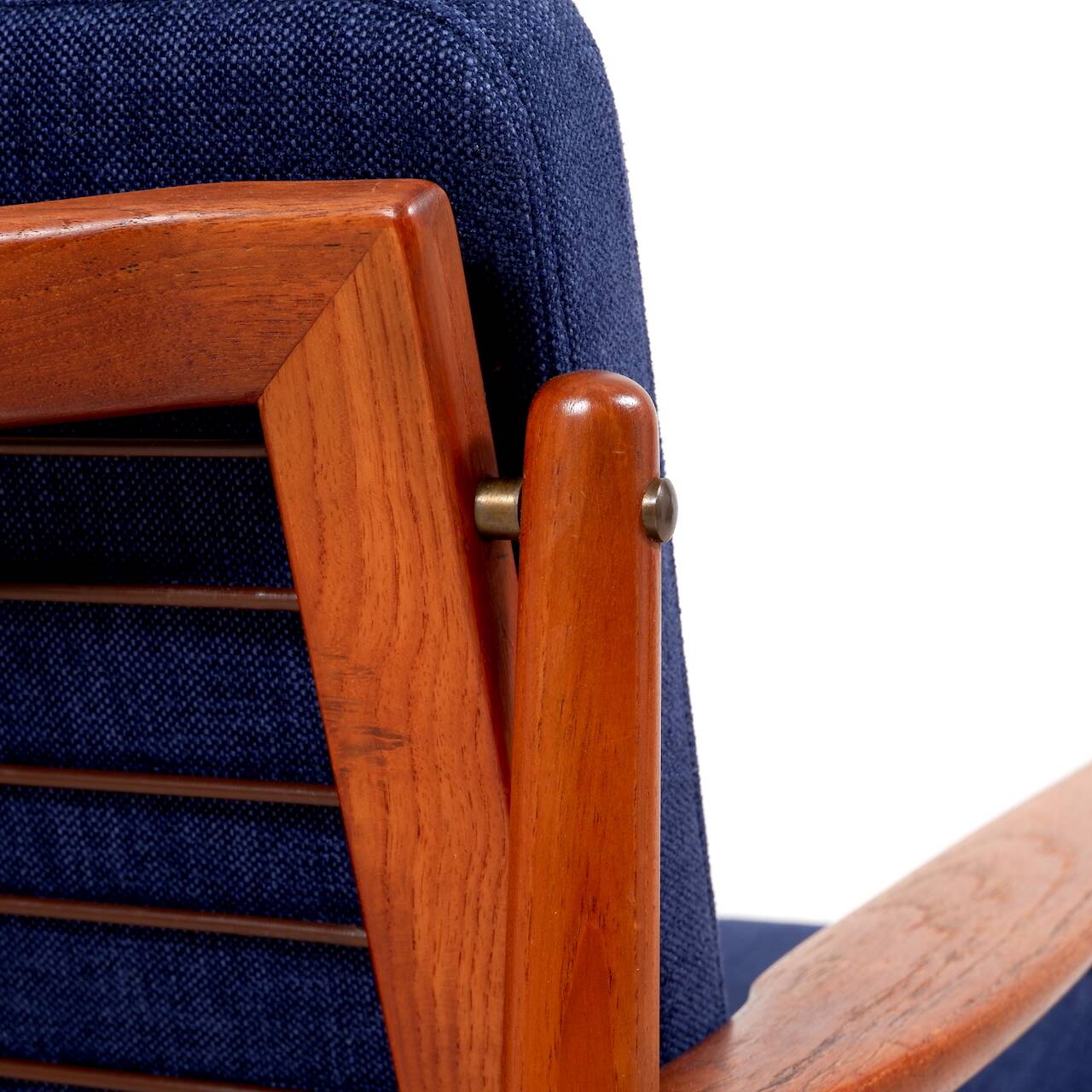 2 fauteuils lounge en teck par Arne Vodder pour Glostrup Mobelfabrik