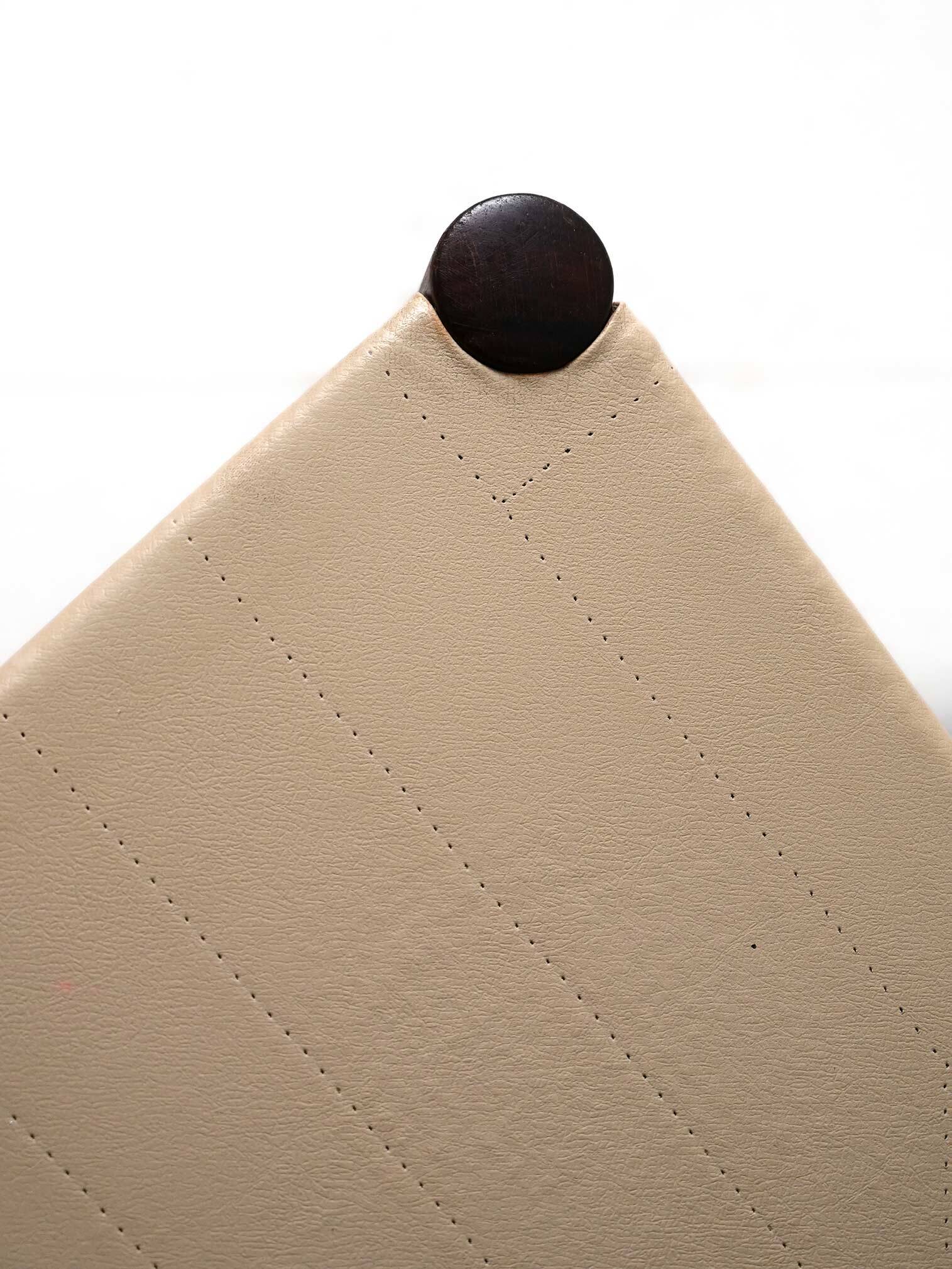 Scandinavian chairs in wood and leather