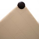 Scandinavian chairs in wood and leather