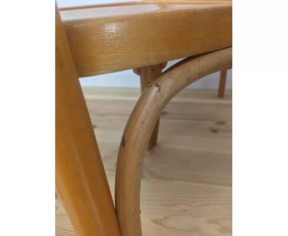 4 vintage bistro chairs 60s