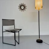Old metal and persplex floor lamp, French design, vintage 60s