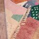 Handmade Azilal Berber rug: Moroccan rug made from sheep wool.