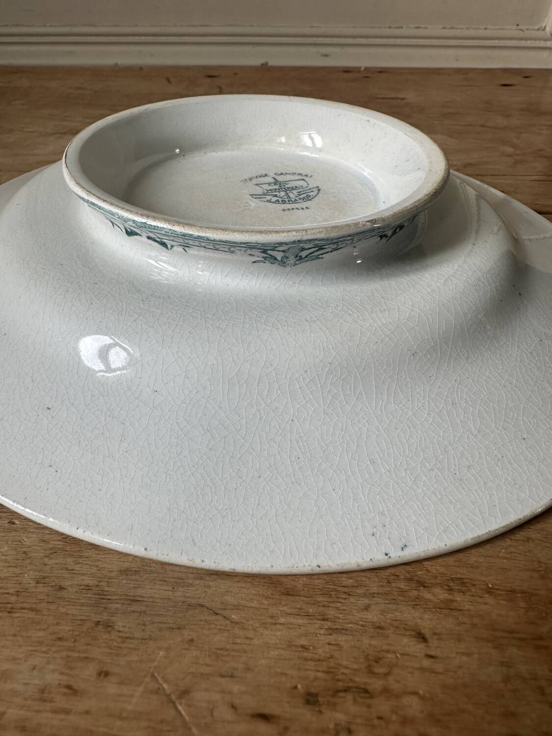 Footed dish, Creil and Montereau 1